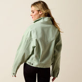 Ariat SS27 Womens Solar Cotton Twill Jacket Silt Green