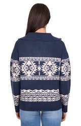 Wrangler AW26 Womens Lacey Knitted 1/4 Zip Pullover
