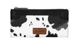 COMING SOON Wrangler S26 Cow Print Slim Wallet