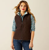 Ariat W26 Womens Dilon 2.0 Reversible Insulated Vest Mole