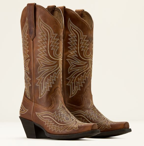 Ariat AW26 Womens Round Up Collins D Toe Smoked Wheat