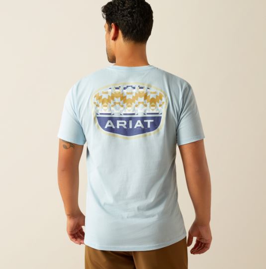 Ariat SS25 Mens Ogden Valley Badge TShirt