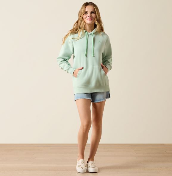 Ariat SS27 Womens Logo 2.0 Hoodie Silt Green