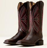 Ariat SS27 Womens Round Up Ruidoso Wide Square Toe Arizona Brown