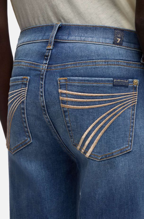 7 For All Mankind Womens Dojo 34Leg Jean Gale
