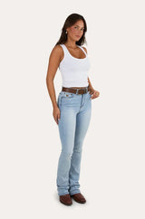 Ringers Western AW26 Womens Penny Rodeo Bootcut Jean Vintage Light Blue