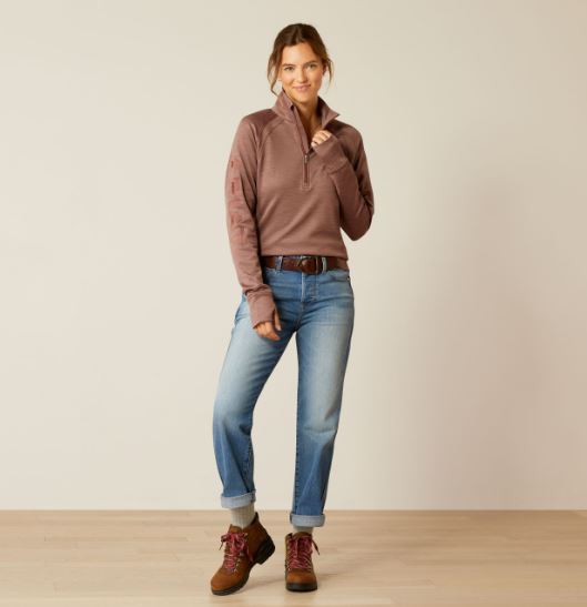Ariat AW25 Womens TekTeam 1/2 Zip Sweater