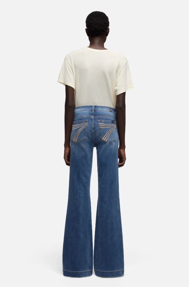 7 For All Mankind Womens Dojo 34Leg Jean Gale