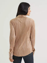 Wrangler x Lainey Wilson AW26 Rose Gold Snap Shirt