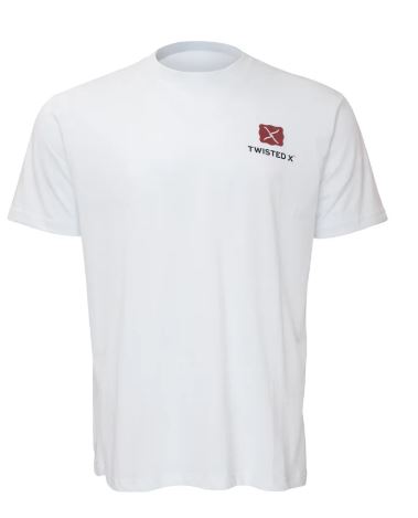 Twisted X Mens White Horse TShirt