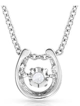 Montana Silversmith Dancing Horseshoe Birthstone Necklace