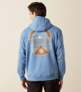 Ariat W26 Mens Sun Valley Circle Hoodie Coronet Blue