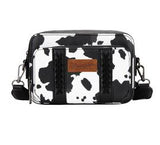 Wrangler SS25 Cow Print Small Crossbody Bag