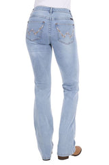 Wrangler SS27 Womens Verity Boot Cut Jean 34 Leg