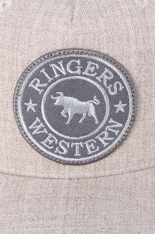 Ringers Western SS25 Signature Bull Trucker Cap Grey Marle