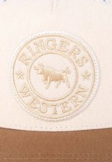 Ringers Western SS25 Signature Bull Trucker Cap Beige/Clay