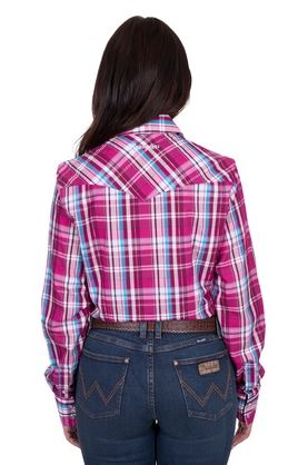 Wrangler SS25 Womens Molly Check Shirt