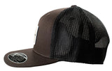Ariat AW25 Mens Flag Patch Mesh Brown Snap Back Cap