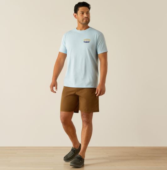 Ariat SS25 Mens Ogden Valley Badge TShirt