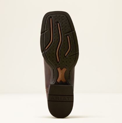 Ariat SS27 Womens Round Up Ruidoso Wide Square Toe Arizona Brown