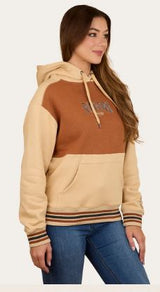 Ringers Western AW26 Womens Aspley Pullover Hoodie Dark Sand