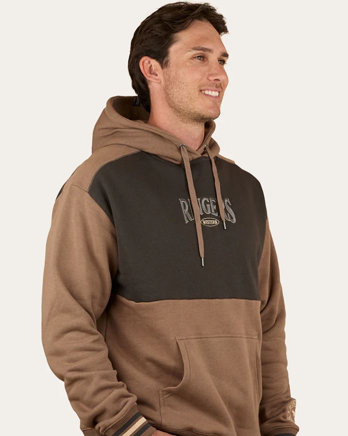 Ringers Western AW26 Mens Barrow Creek Hoodie Mushroom