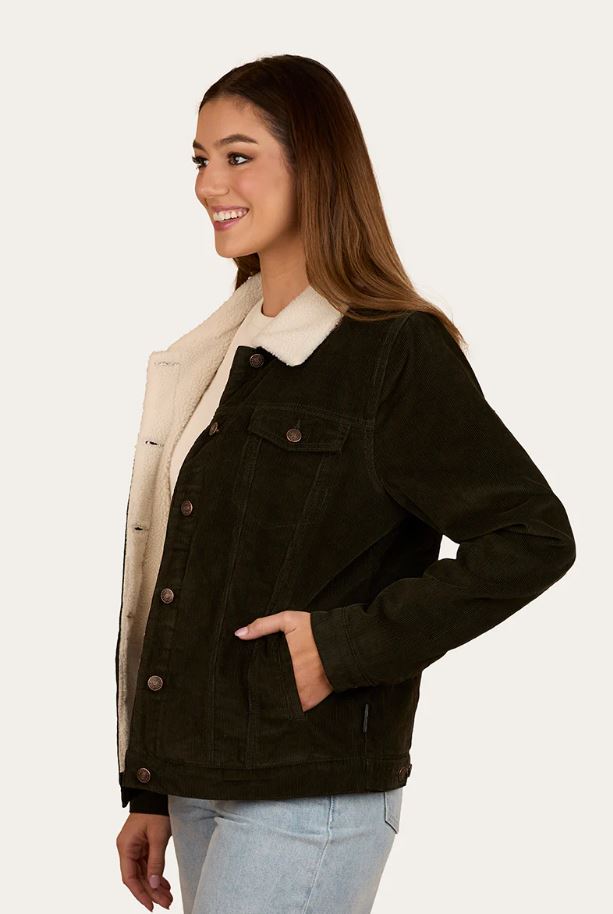 Ringers Western AW26 Womens Killawarra Corduroy Jacket Olive