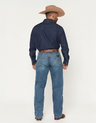 Wrangler Mens Cody Johnson 01 Relaxed Fit Jean 34 Leg