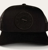 Ringers Western SS25 Signature Bull Trucker Cap Black/Black