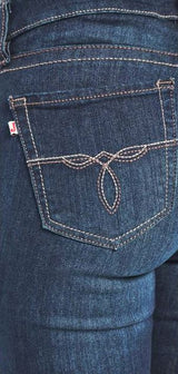 Justin Womens A2 1879 Boot Cut Jean Dark Vintage