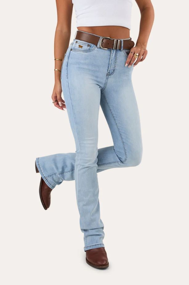 Ringers Western AW26 Womens Penny Rodeo Bootcut Jean Vintage Light Blue
