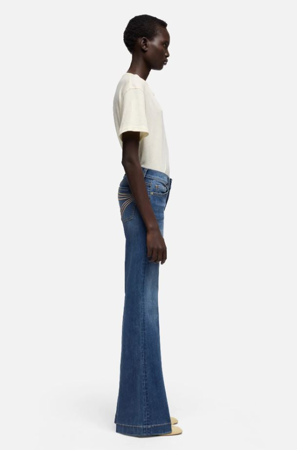 7 For All Mankind Womens Dojo 34Leg Jean Gale