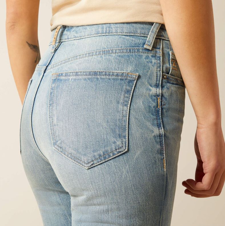 Ariat SS26 Womens Jazmine Ultra High Rise Boot Cut Slit Tomboy Jean