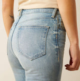 Ariat SS26 Womens Jazmine Ultra High Rise Boot Cut Slit Tomboy Jean