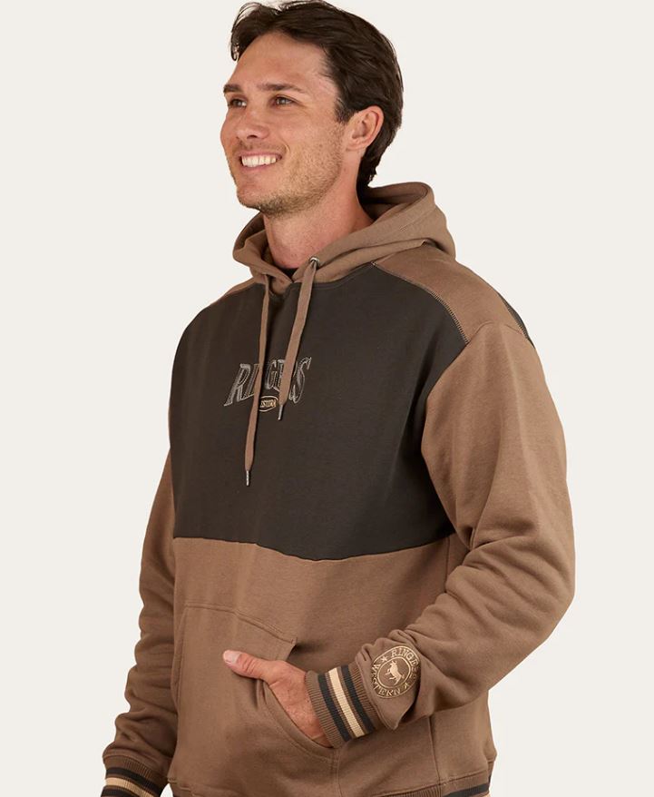 Ringers Western AW26 Mens Barrow Creek Hoodie Mushroom