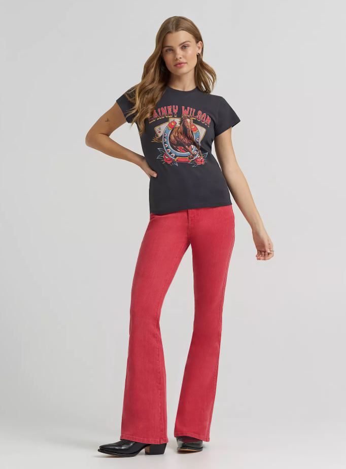 Wrangler x Lainey Wilson SS26 On Deck Shrunken Band TShirt