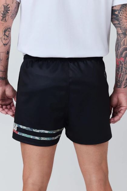 Ringers Western SS26 Backcountry Footy Short Black/Red