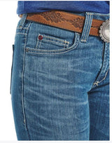 Justin Womens A3 1879 Boot Cut Jean Light Blue