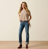 Ariat AW26 Womens Mid Rise Estelle Straight Leg Jean