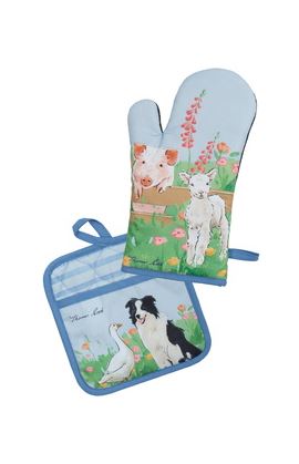 Thomas Cook Oven Mitt & Pot Holder Set