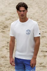 Pure Western SS27 Mens Walker TShirt  Off White
