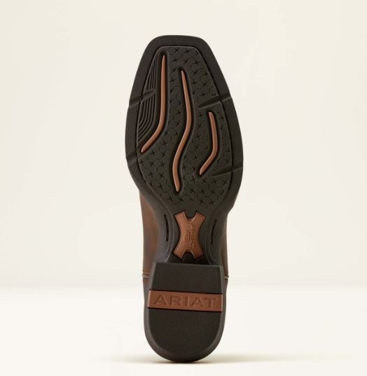 Ariat SS25 Womens Round Up Narrow Cutter Toe Sassy Brown/Ocean Wave