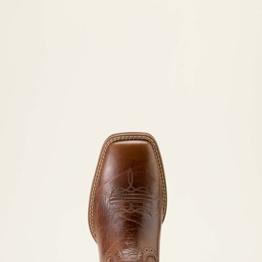 Ariat SS25 Mens Sport Western Wide Square Toe Dark Tan