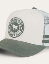 Ringers Western SS25 McCoy Trucker Cap Beige/Pale Olive