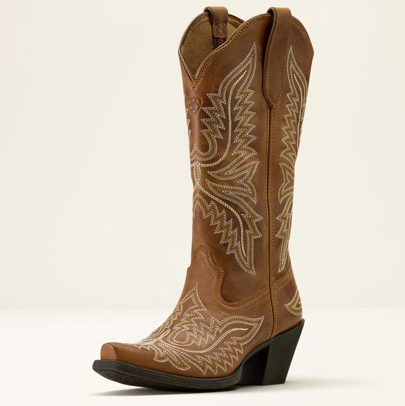 Ariat AW26 Womens Round Up Collins D Toe Smoked Wheat