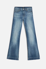 7 For All Mankind Womens Dojo in Slim Illusion Distressed Authentic Light