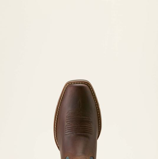 Ariat SS25 Womens Round Up Narrow Cutter Toe Sassy Brown/Ocean Wave