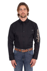 Wrangler Mens Flex Tech Logo Shirt Black