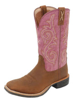 Twisted X Womens 11 Tech X2 Boot Russet Brown/Dusty Pink