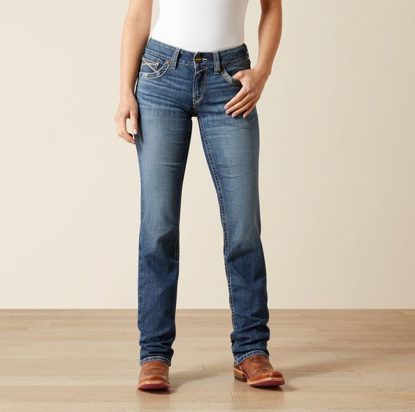 Ariat AW26 Womens Mid Rise Estelle Straight Leg Jean